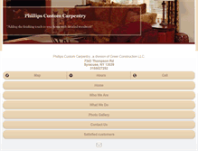 Tablet Screenshot of pccarpentry.com